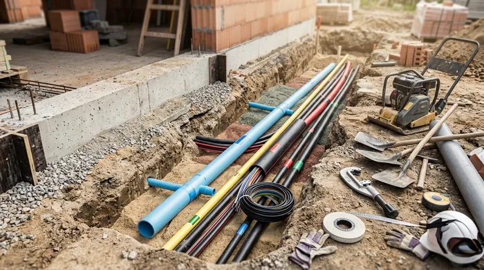Hausanschluss Kosten: Strom, Wasser, Gas & Kanal 2026
